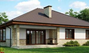 Panoramic glazing in a private house and apartment Small house with panoramic windows